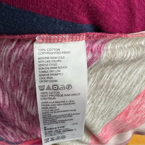 Tommy Bahama Pearl Stripe Maxi Dress in cherry pink jewel tones tank maxi Sz M - Picture 9 of 11